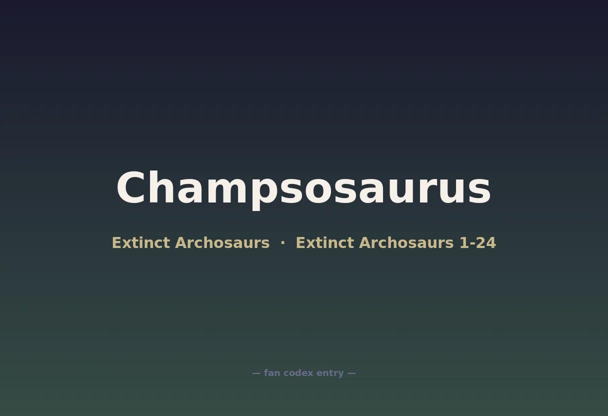 Champsosaurus
