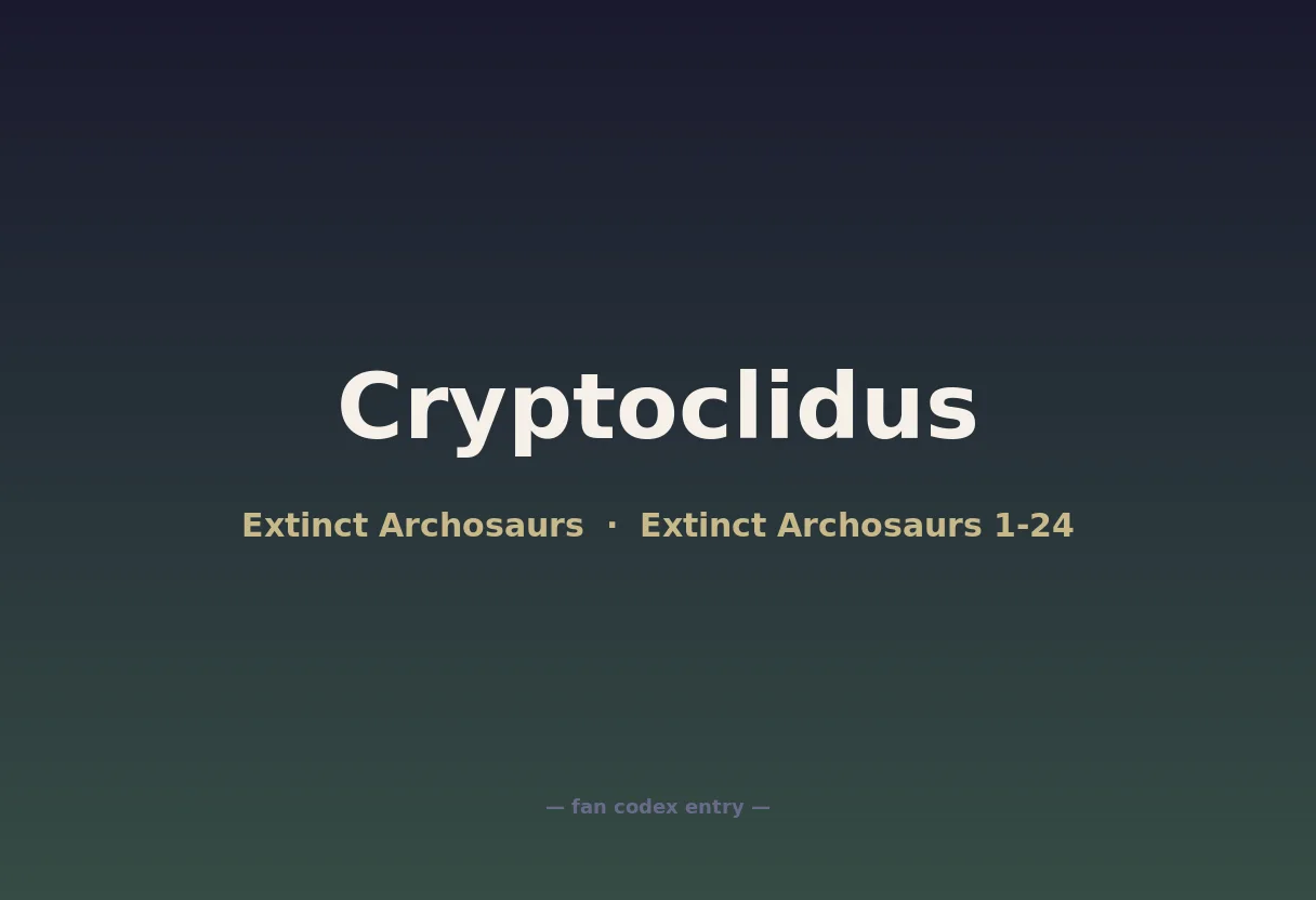 Cryptoclidus